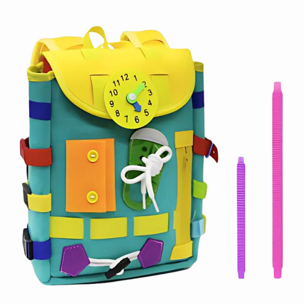 Engaging Montessori Busy Board Backpack