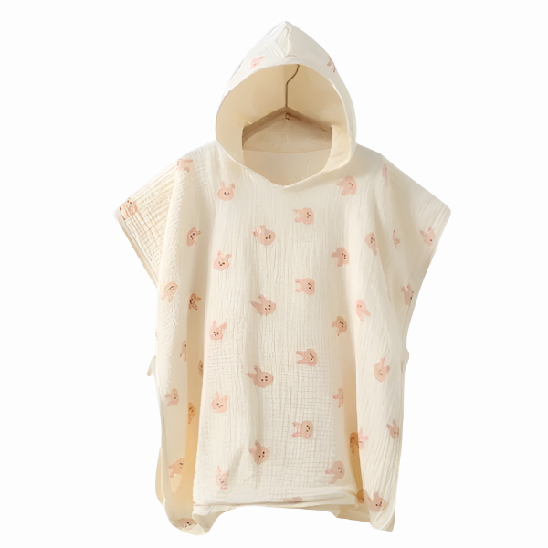 Kids Soft Cotton Hooded Towels