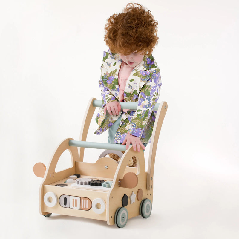 Montessori Wooden Baby Walker Push Toy