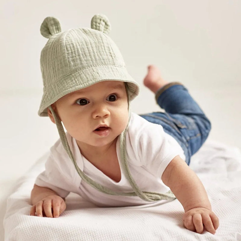 Adorable Bear Baby Bucket Hat