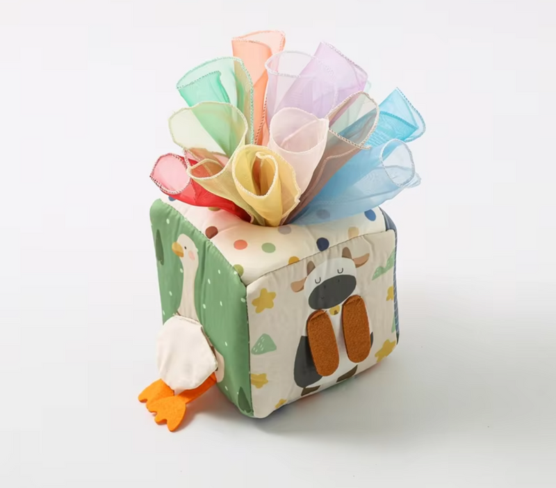 Unique Educational Sensory Tissue Box Toy