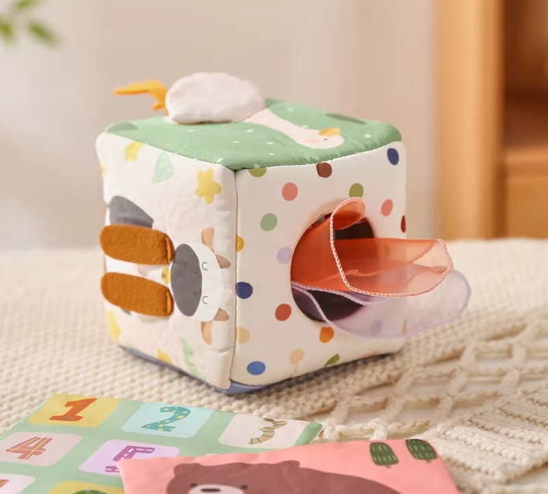 Unique Educational Sensory Tissue Box Toy