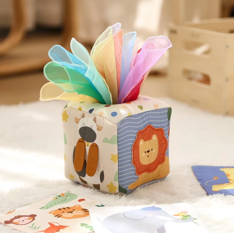 Unique Educational Sensory Tissue Box Toy