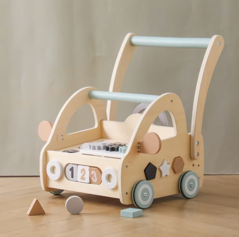 Montessori Wooden Baby Walker Push Toy