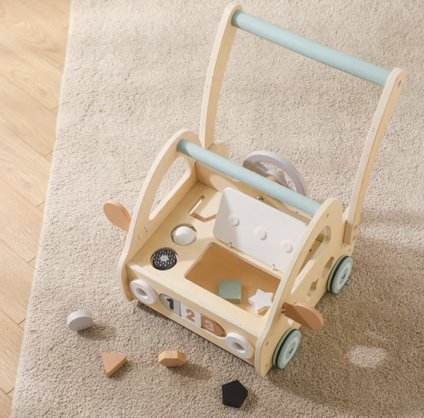 Montessori Wooden Baby Walker Push Toy